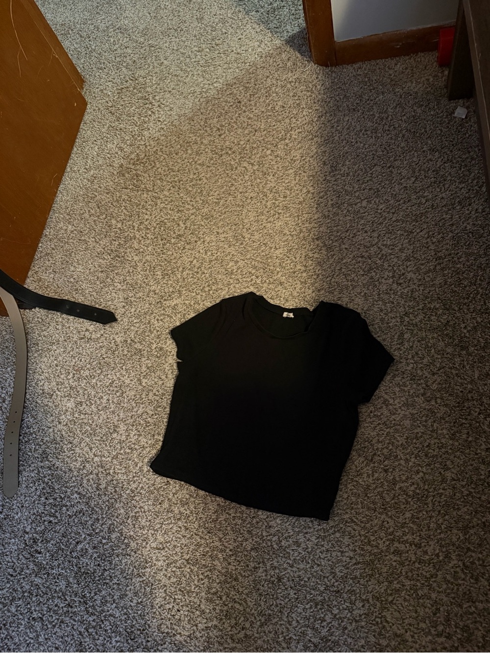 Classic Black Crewneck Women's Tee